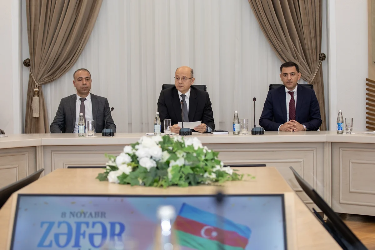 Energetika Nazirliyində Zəfər Gününə həsr olunmuş tədbir keçirilib