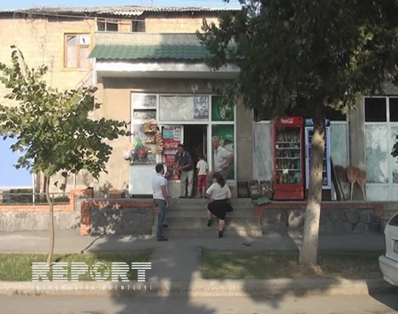 Qaxda ərzaq mağazasından oğurluq olub - FOTO