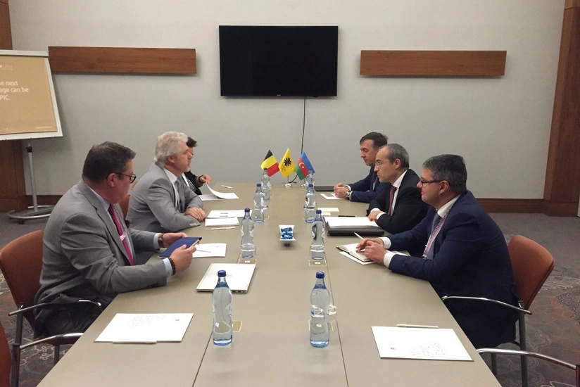 Vergilər naziri xarici həmkarları ilə görüşüb