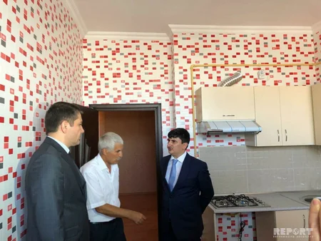 Abşeronda 60 şəhid ailəsinə və Qarabağ müharibəsi əlilinə mənzillər təqdim edilib