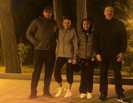 Prezident və ailəsi Yel çərşənbəsini qeyd etdilər - FOTO