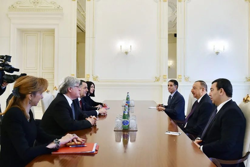 President Ilham Aliyev received co-rapporteurs of PACE Monitoring Committee
