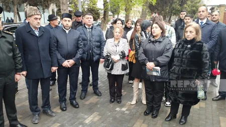 Kürdəmirdə Aprel döyüşləri şəhidi Əbubəkir İsmayılovun xatirəsi anılıb