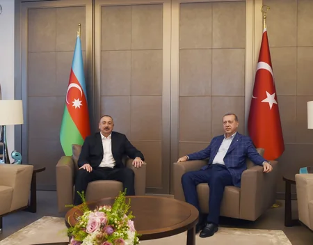 President Ilham Aliyev meet with Turkish President Recep Tayyip Erdogan