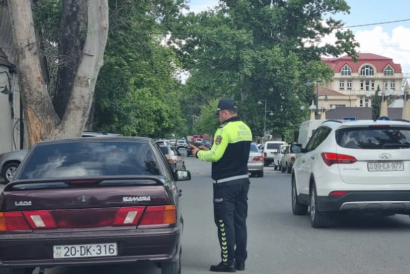 Şəmkirdə dayanma-durma qaydalarını pozanlar məsuliyyətə cəlb olunub