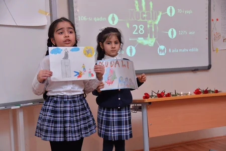 Bakıdakı məktəblərdə ilk dərslər Xocalı soyqırımına həsr edildi