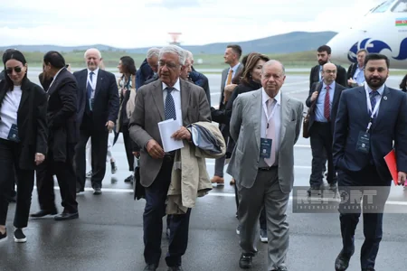 Participants of int’l conference arrive in Azerbaijan’s Karabakh