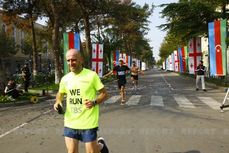 Tbilisi-Rustavi marathon dedicated to Independence Day of Azerbaijan ends