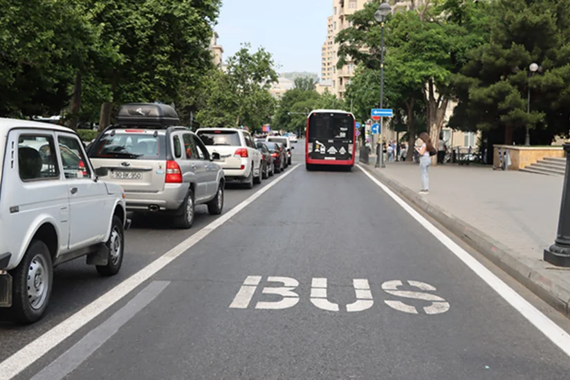 Bakıda ötən il 112 kilometr uzunluğunda Xüsusi Hərəkət Zolağı çəkilib