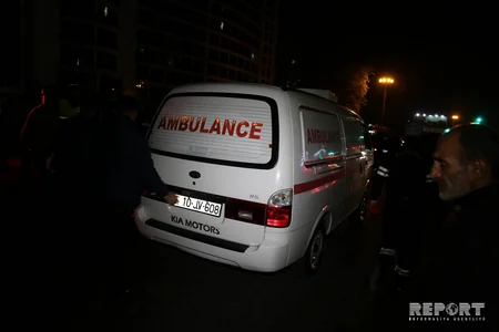Bakıda yük avtomobili aşıb, sürücü təkər altında qalaraq ölüb - YENİLƏNİB-2 - VİDEO