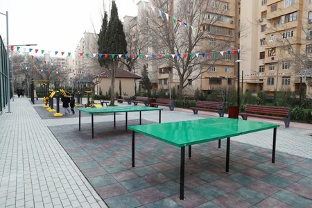 Leyla Aliyeva attends inauguration of another yard redeveloped under “Bizim həyət” project