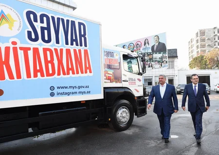 Səyyar kitabxana VI layihəsinin növbəti mərhələsinə start verilib