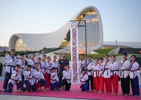 Bakıda taekvondo millisinin üzvlərinin nümunəvi çıxışları baş tutub