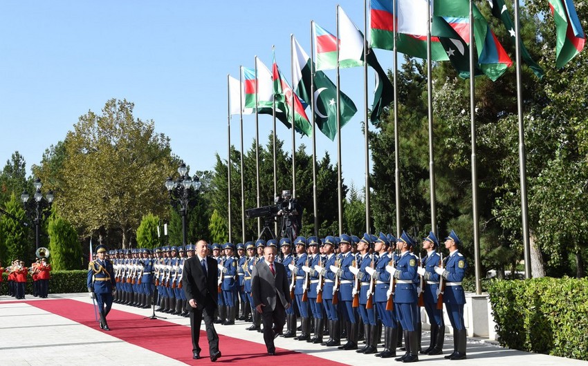 Pakistanın baş naziri Məhəmməd Nəvaz Şərifin rəsmi qarşılanma mərasimi olub