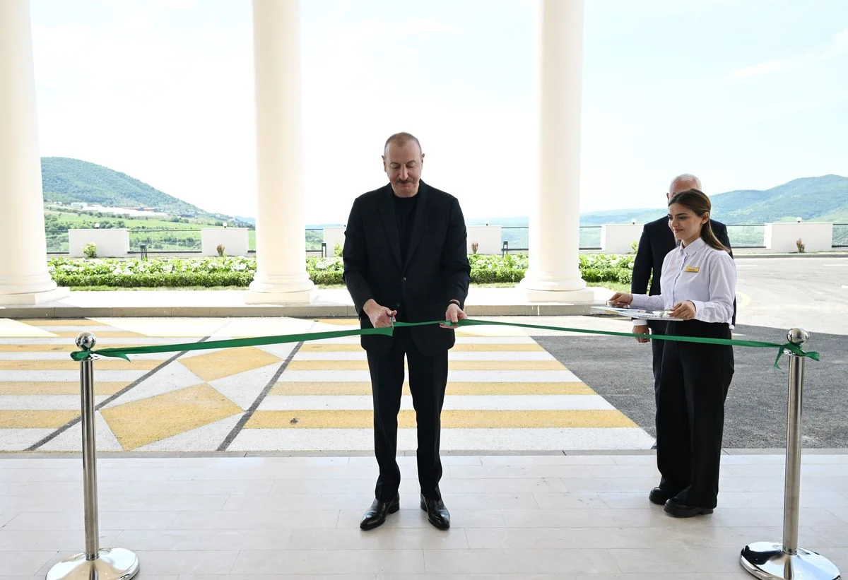 President Ilham Aliyev attends opening of 'Lachin' Recreation Complex