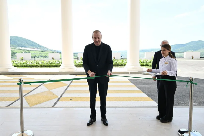 President Ilham Aliyev attends opening of 'Lachin' Recreation Complex