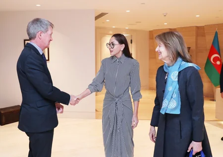 Mehriban Aliyeva meets with British premier’s trade envoy for Azerbaijan