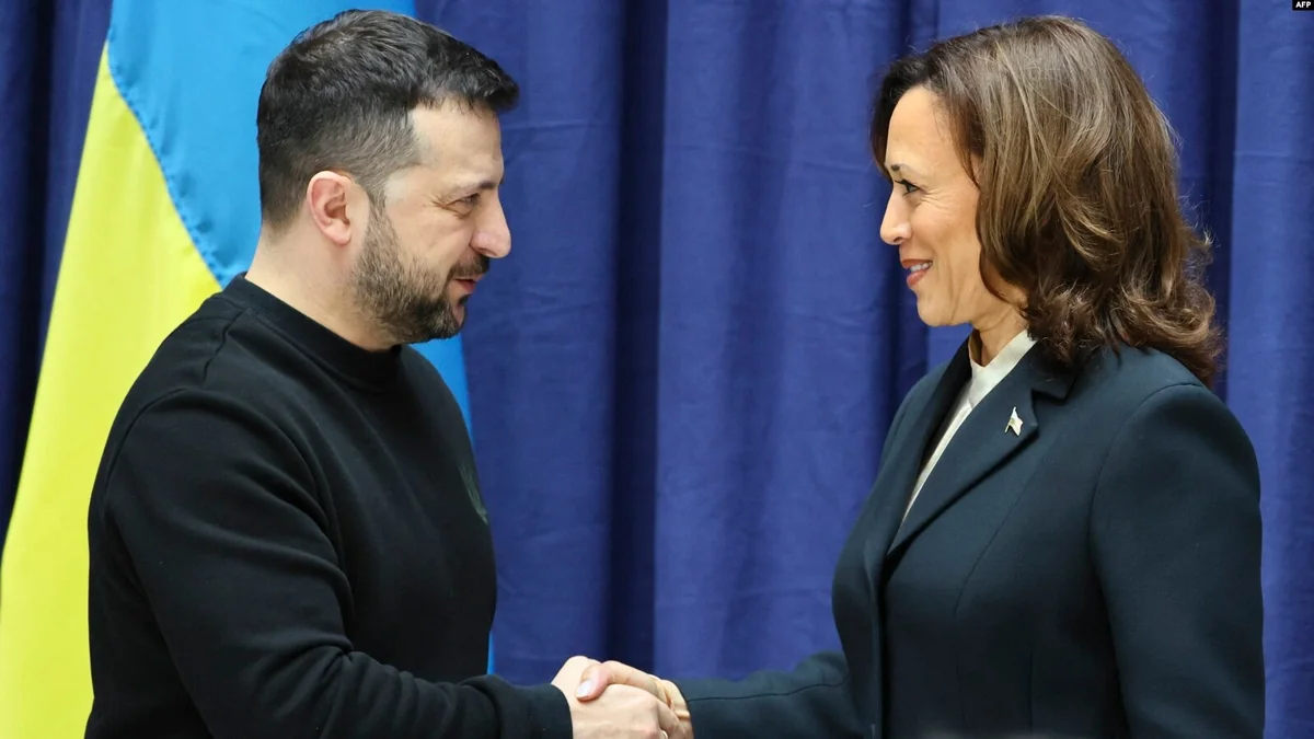 US VP Harris: Will work to ensure Russia pays damages to Ukraine