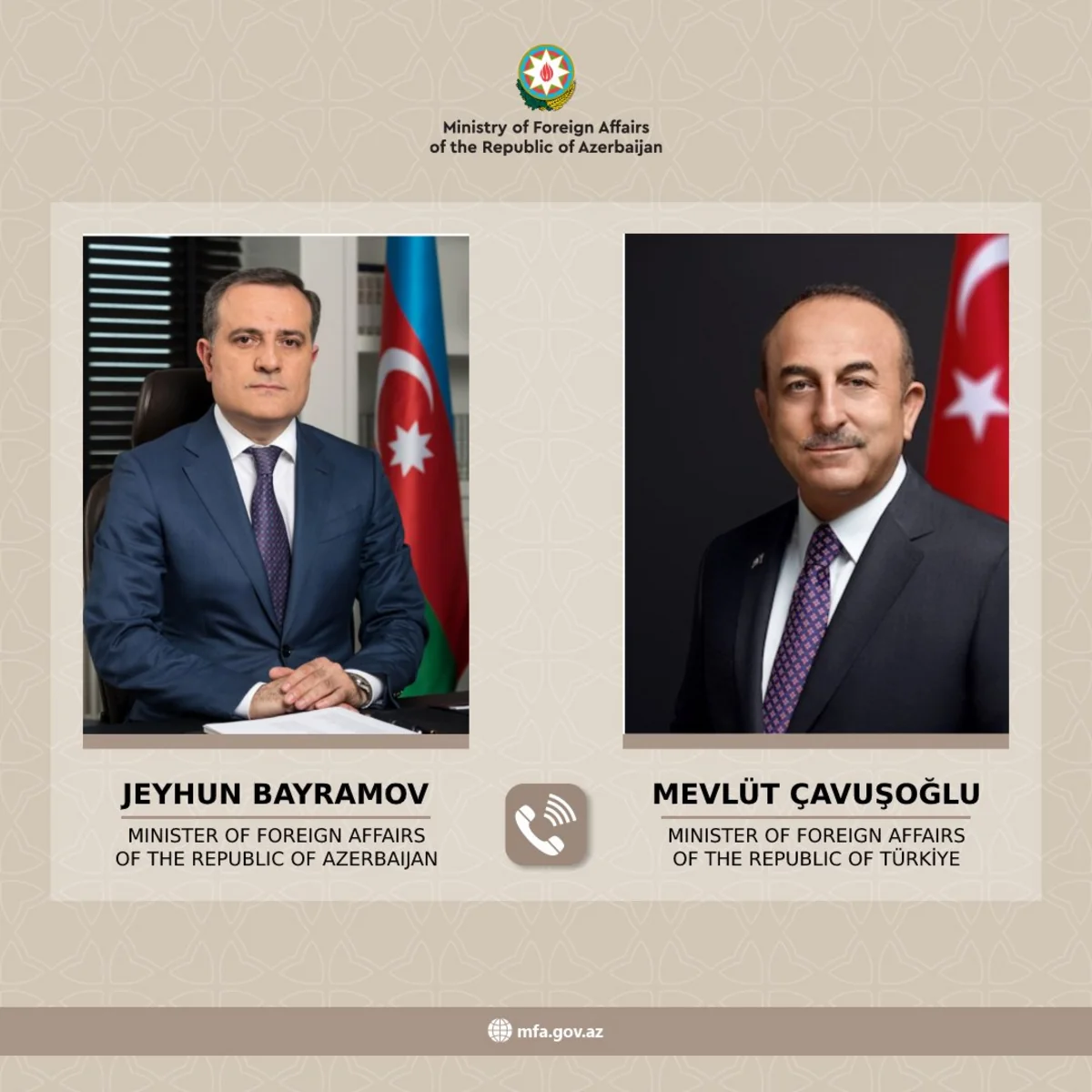 Azerbaijani, Turkish FMs mull situation in region