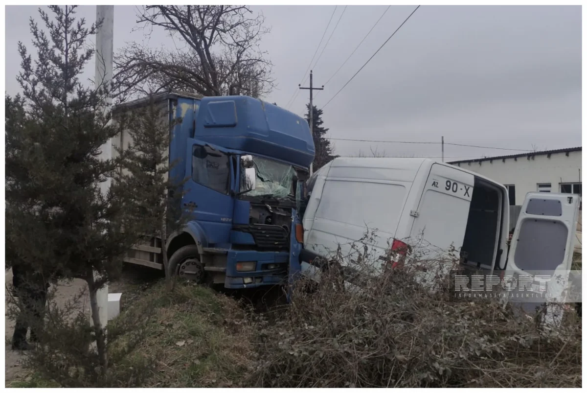 Xaçmazda iki yük avtomobili toqquşub, ölən və ağır yaralılar var - YENİLƏNİB-2