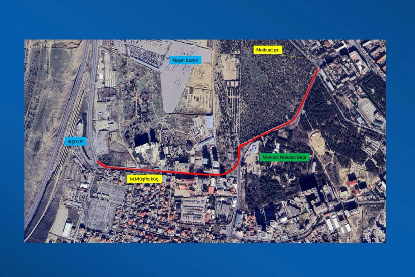 Mikayıl Müşfiq küçəsində hərəkət məhdudlaşdırılacaq