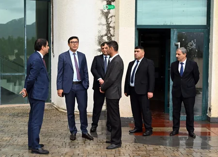 Fərid Qayıbov Zaqatala Olimpiya İdman Kompleksinə baxış keçirib
