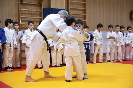 Kaspi Liseyində cüdo zalının açılışı olub