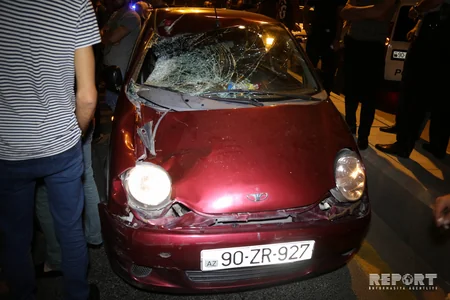 Ziya Bünyadov prospektində yaşlı kişini maşın vuraraq öldürüb - FOTO - VİDEO - YENİLƏNİB