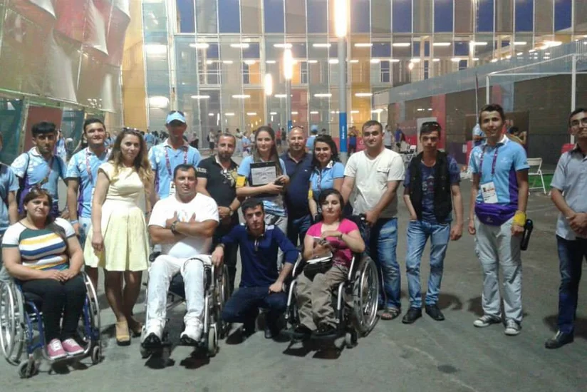 ​18 nəfər sağlamlıq imkanları məhdud gənc Bakı 2015də könüllü kimi iştirak edib
