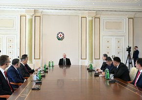 President Ilham Aliyev receives delegation of participants of second meeting of Ministers of Internal Affairs of Organization of Turkic States