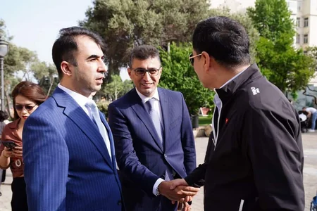 Çin Xalq Assosiasiyasının sədri İçərişəhərdə olub