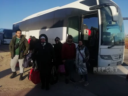 Azərbaycan vətəndaşları Qaziantepdən avtobuslarla ölkəmizə yola salınır