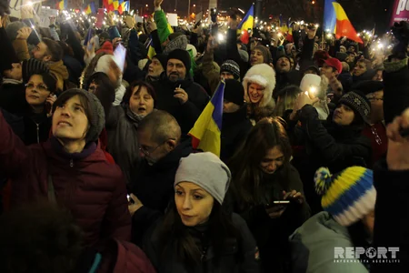 Rumıniyada 400 min insan hökumətin istefasını tələb edir - FOTO