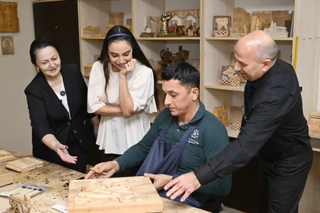 Heydar Aliyev Foundation vice-president visits social service facilities for disabled persons