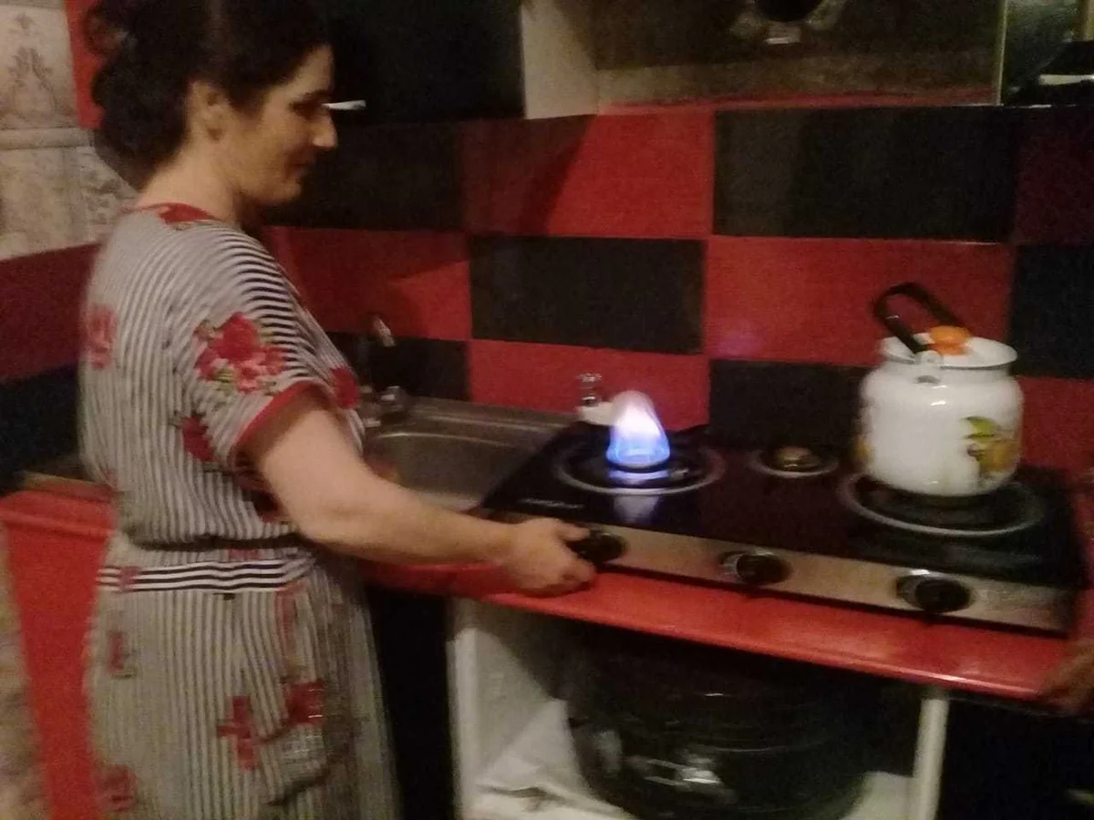 Beyləqanın Xaçınabad kəndinə ilk dəfə qaz verilib