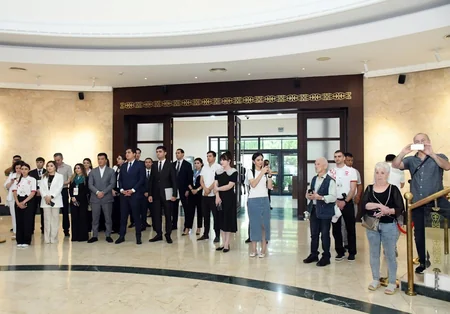 Özbəkistanda Azərbaycanın sənət incilərində yaşayan milli irsi” adlı sərgi açılıb