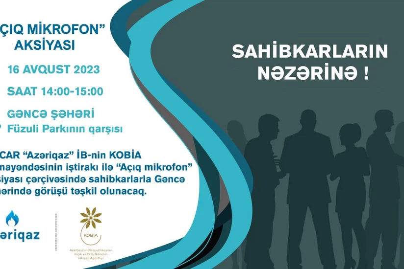 Gəncədə “Azəriqaz”ın sahibkarlarla görüşü keçiriləcək