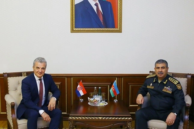 Azərbaycan ilə Xorvatiya arasında hərbi əməkdaşlığın genişləndirilməsi müzakirə edilib