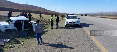 Göyçayda zəncirvari yol qəzası olub, xəsarət alanlar var - YENİLƏNİB