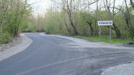 Qəbələnin Nohurqışlaq-Tüntül-Yengicə avtomobil yolu təmir edilir