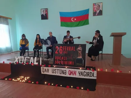 Cəbrayılın qəsəbələrində Xocalı soyqırımının ildönümü qeyd olunub