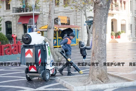 Bakı yeni ilin ilk günündə