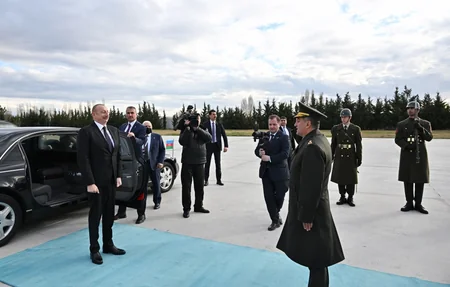 President Ilham Aliyev ends his visit to Türkiye