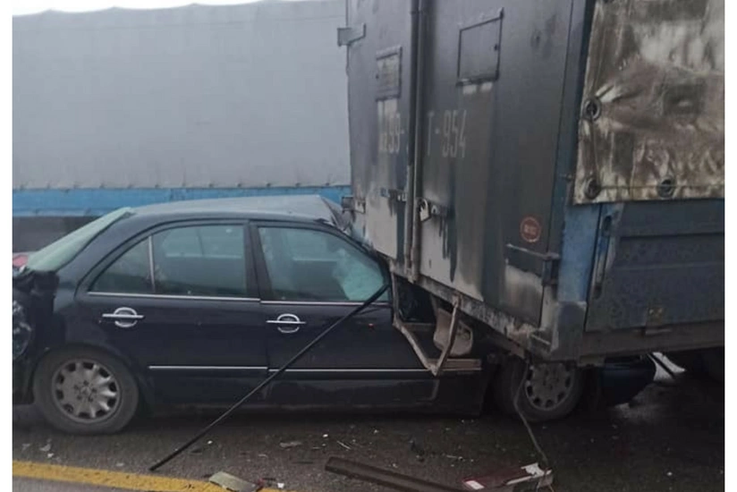 Bakı-Qazax yolunda 6 avtomobil qəzaya düşdü, yaralılar var