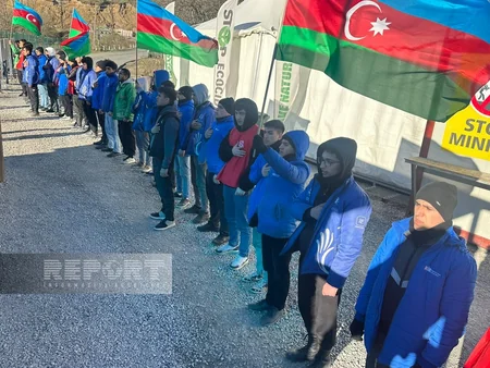 Xankəndi-Laçın yolu: Ekofəalların aksiyası 125 gündür yüksək fəallıqla davam edir