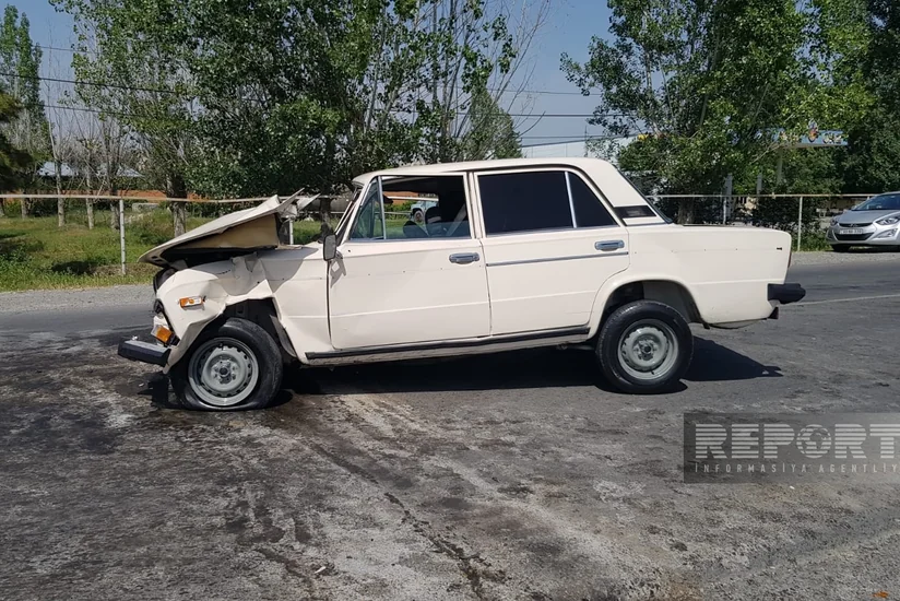 В Гёйчае столкнулись два автомобиля, есть раненые