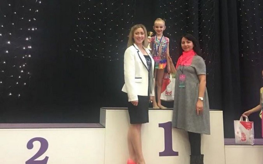Azərbaycanlı qız Macarıstanda bədii gimnastika sahəsində qızıl medal qazanıb