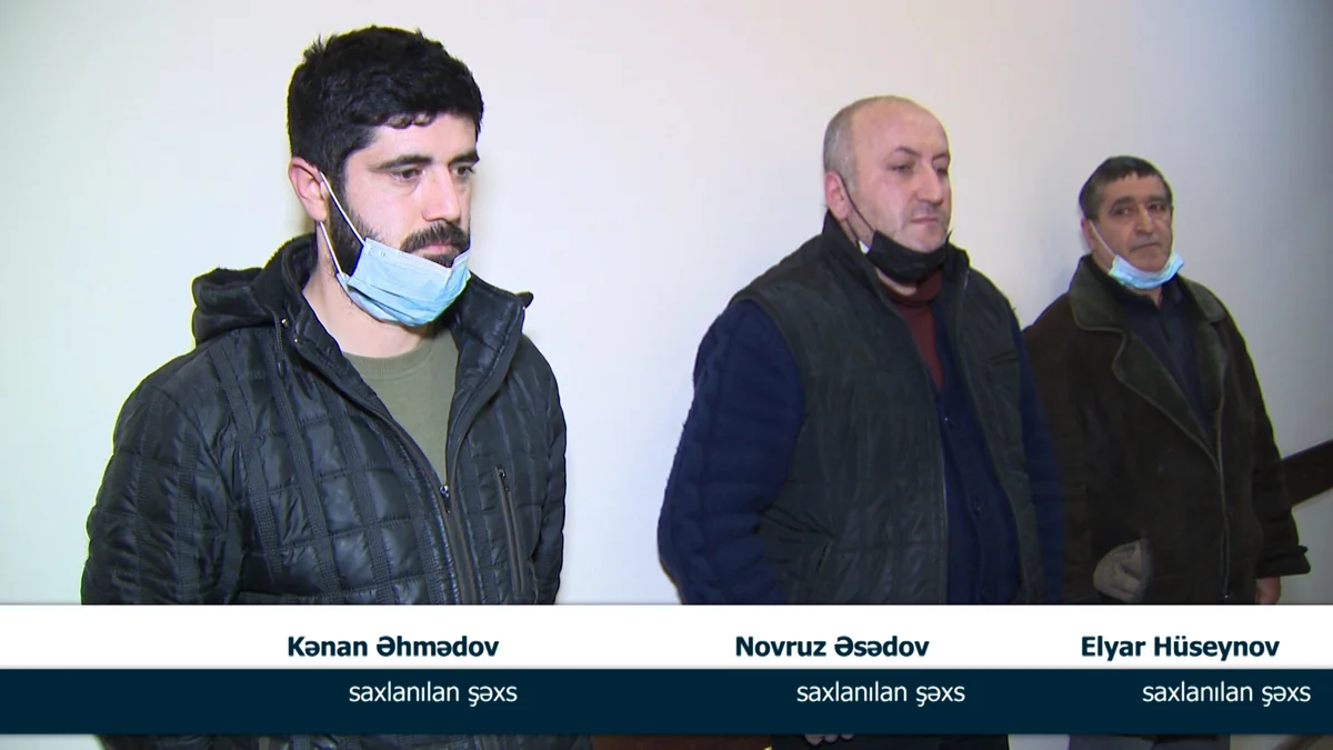 Bir neçə gün əvvəl saxlanılan şəxslər yenidən eyni əməli törədiblər