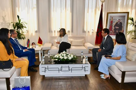 Səfir Nazim Səmədov ilə Rabatın meri arasında görüş keçirilib