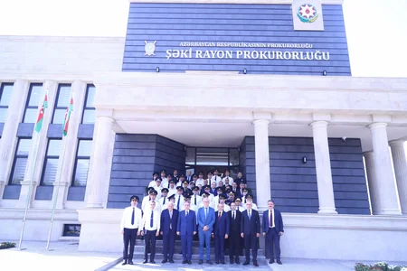 Şəki Rayon Prokurorluğunun yeni inzibati binasının açılışı olub